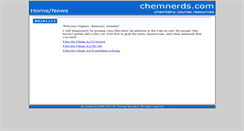 Desktop Screenshot of chemnerds.com